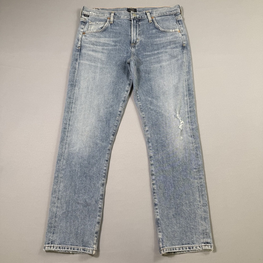Citizens Of Humanity Emerson Slim Boyfriend Jeans Womens 26(Measures 30x30) Blue